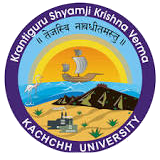 Krantiguru Shyamji Krishna Verma Kachchh University logo